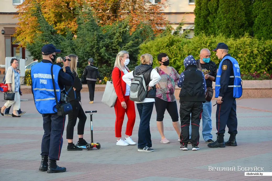 23.09.2020. Бобруйск. Мирная акция протеста 23 сентября