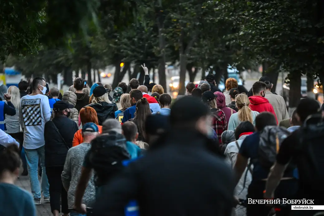 23.09.2020. Бобруйск. Мирная акция протеста 23 сентября