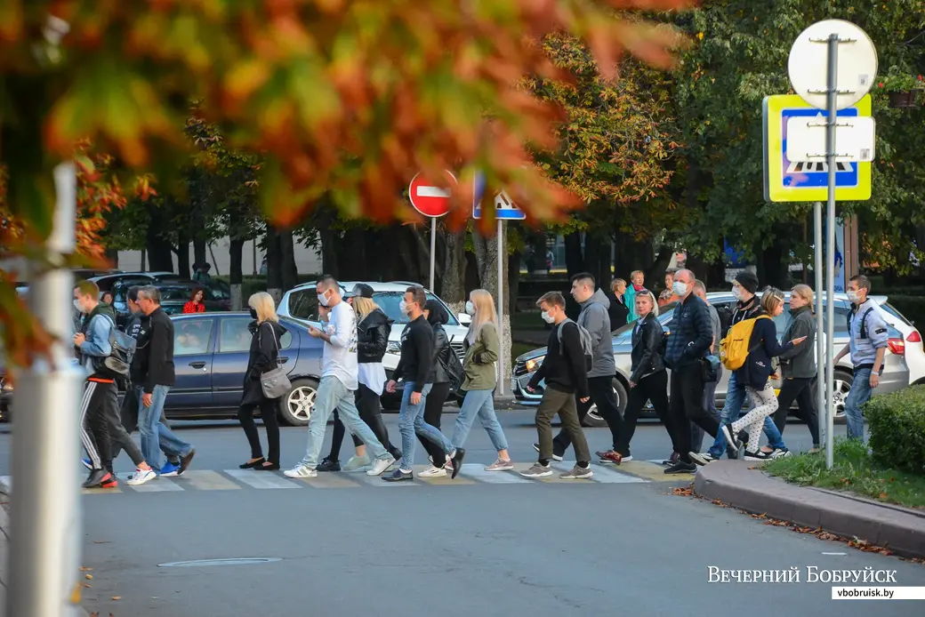 23.09.2020. Бобруйск. Мирная акция протеста 23 сентября