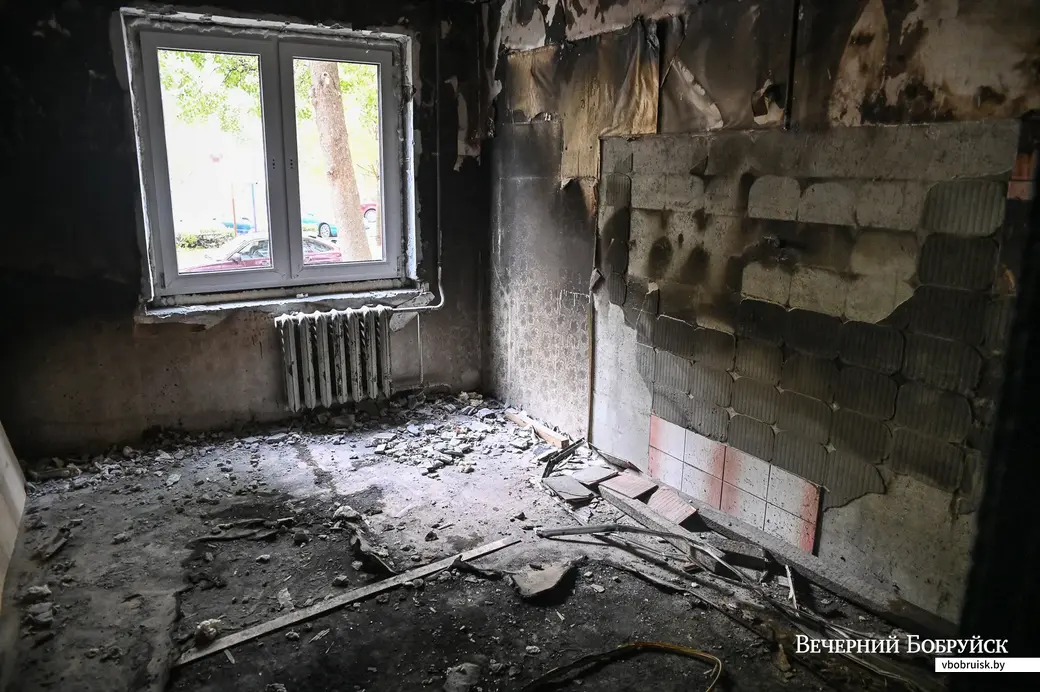 30.09.2020. Бобруйск. Последствия взрыва газа в доме на улице Лынькова.