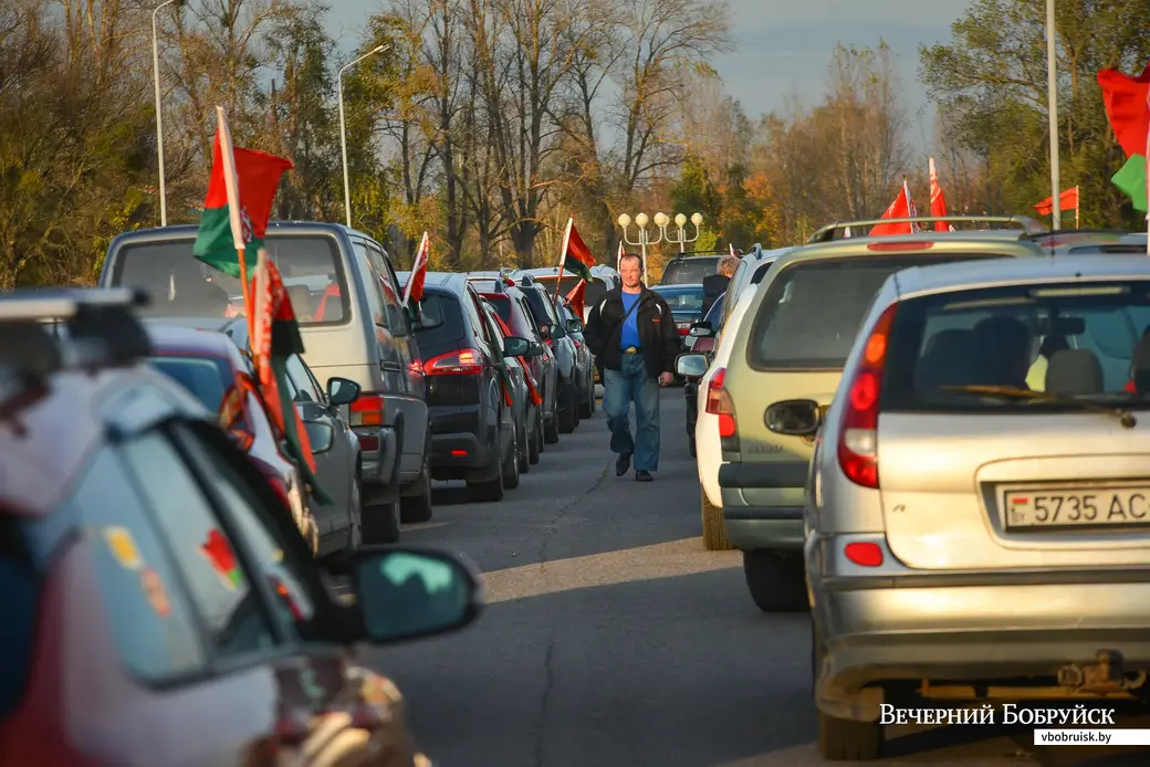 22.10.2020. Бобруйск. Автопробег «За Беларусь»