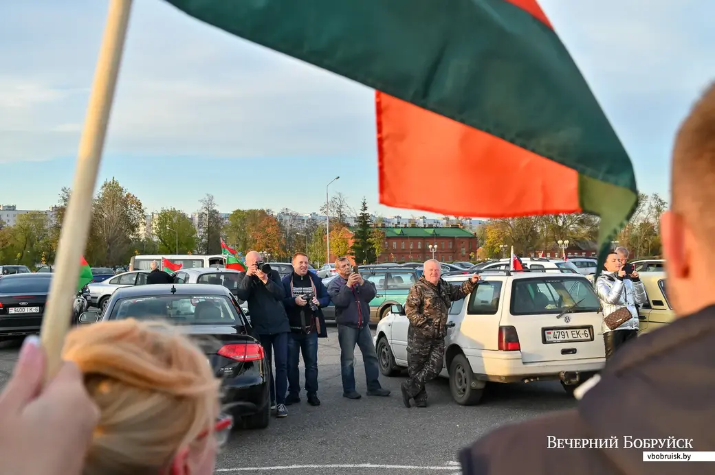 22.10.2020. Бобруйск. Автопробег «За Беларусь»