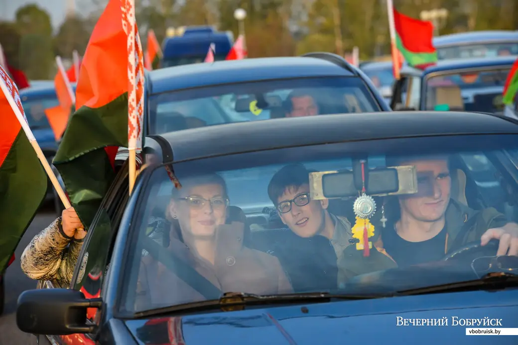 22.10.2020. Бобруйск. Автопробег «За Беларусь»