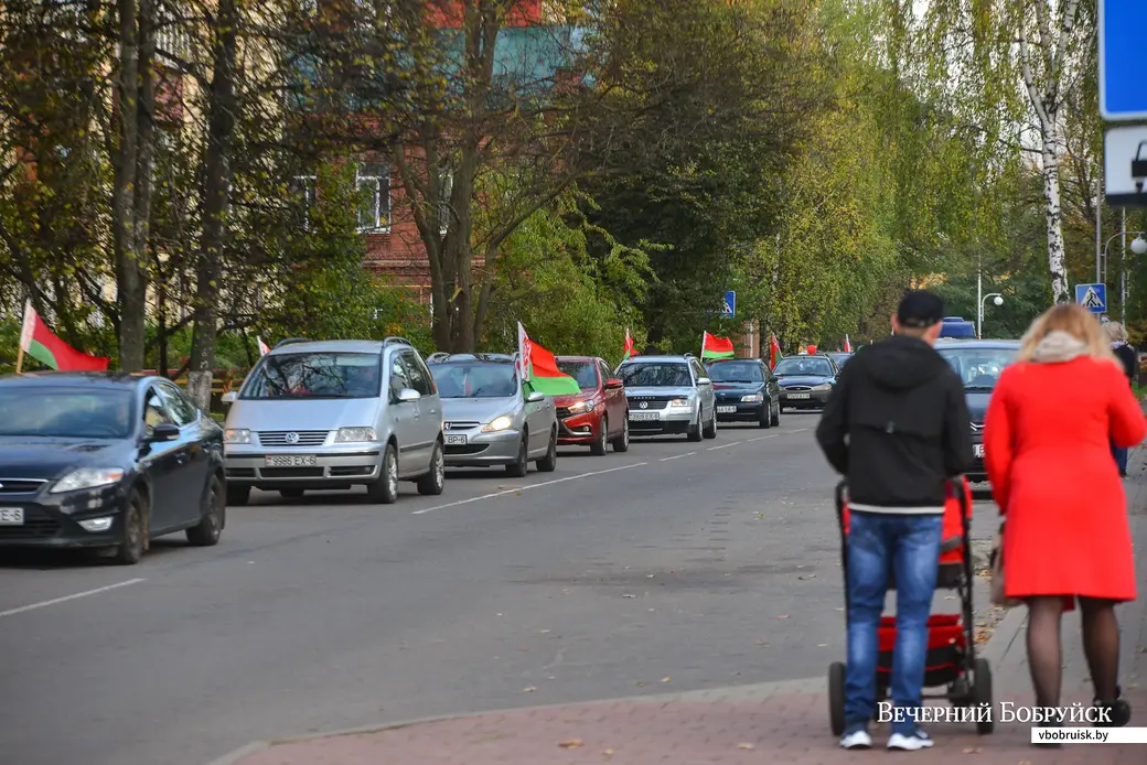 22.10.2020. Бобруйск. Автопробег «За Беларусь»