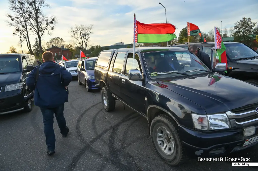 22.10.2020. Бобруйск. Автопробег «За Беларусь»