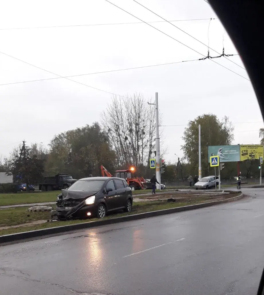 22.10.2020, ДТП на перекрестке Шинная-Энергетиков в Бобруйске