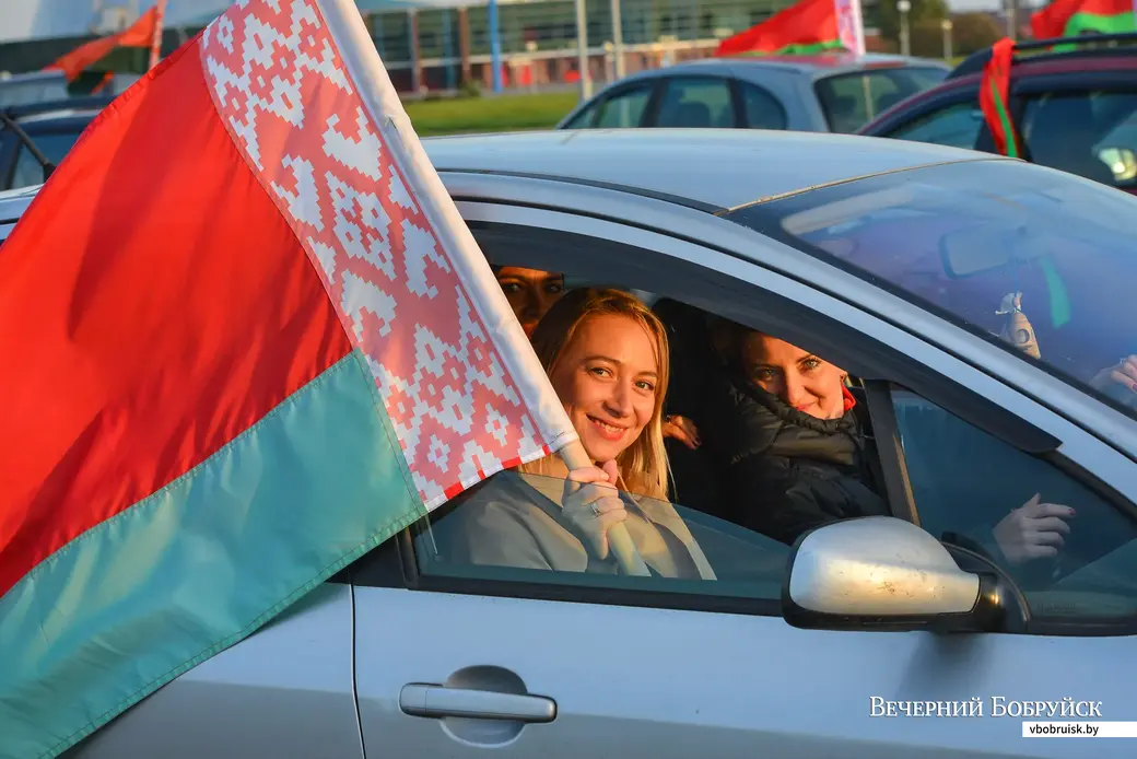 22.10.2020. Бобруйск. Автопробег «За Беларусь»