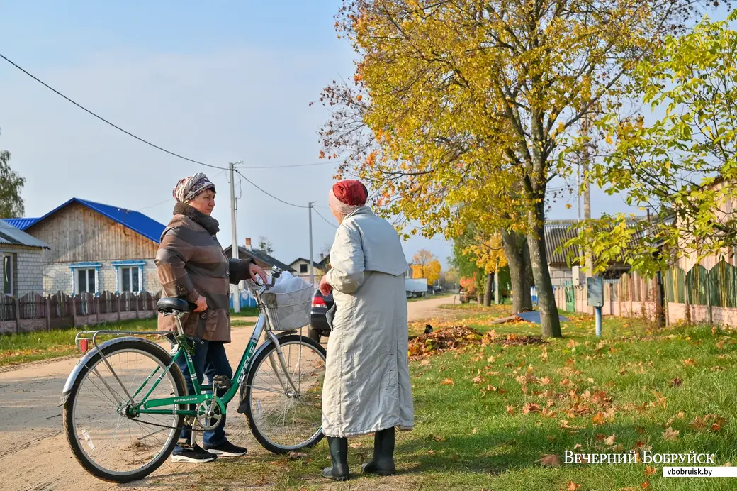 27.10.2020. Горбацевичи, Бобруйский район. Деревенская жизнь после выборов президента никак не изменилась
