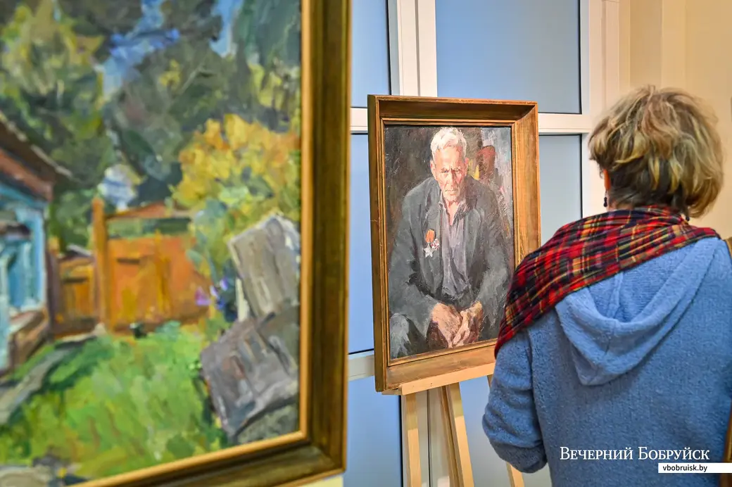 05.11.2020. Бобруйск. Выставка «Бобруйск – души моей трепет» – к 95-летию со дня рождения Абрама Рабкина в Бобруйском художественном музее