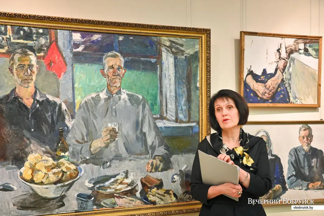 05.11.2020. Бобруйск. Выставка «Бобруйск – души моей трепет» – к 95-летию со дня рождения Абрама Рабкина в Бобруйском художественном музее. Директор Бобруйского