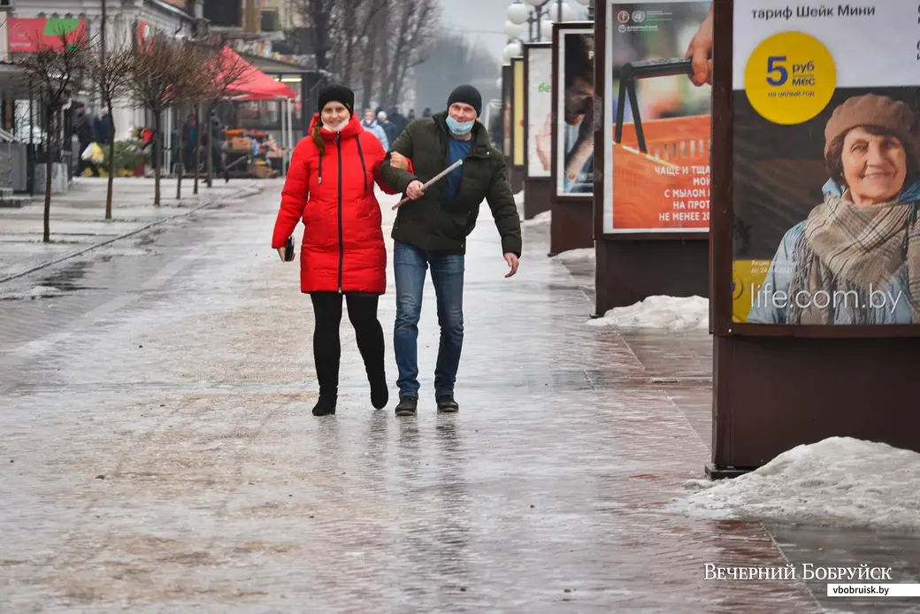 11.12.2020. Бобруйск. Гололед