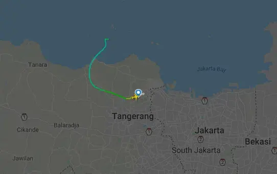 Скриншот Flightradar 24.