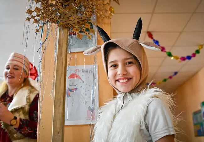 Атмосфера праздника: в Бобруйской школе для слабослышащих прошли колядки