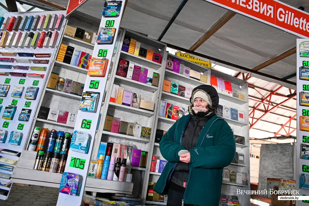 20.01.2021. Бобруйск. Центральный рынок. Зимняя торговля.