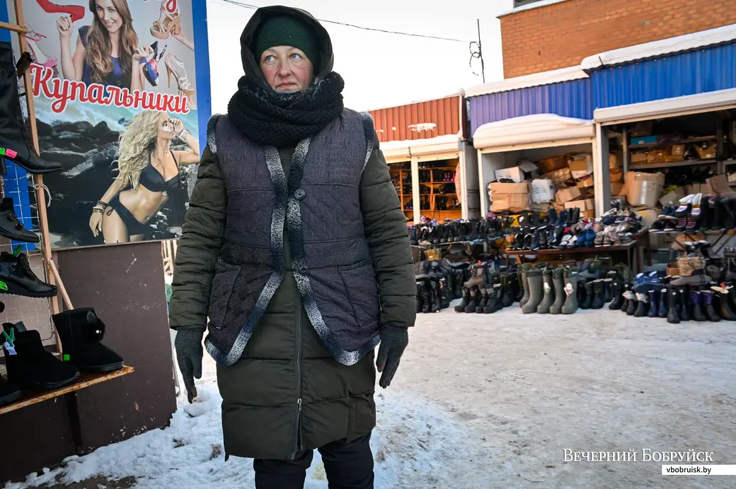 20.01.2021. Бобруйск. Центральный рынок. Зимняя торговля.