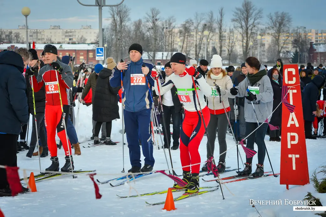 23.01.2021. Бобруйск. Городской спортивный праздник «Бобруйская лыжня–2021»