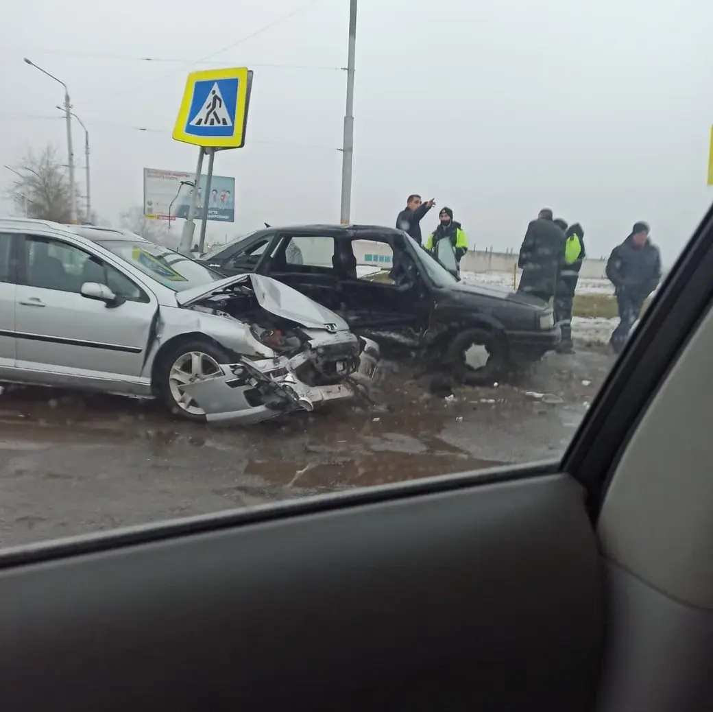 25.01.2021, ДТП на перекрестке Шинная-Энергетиков