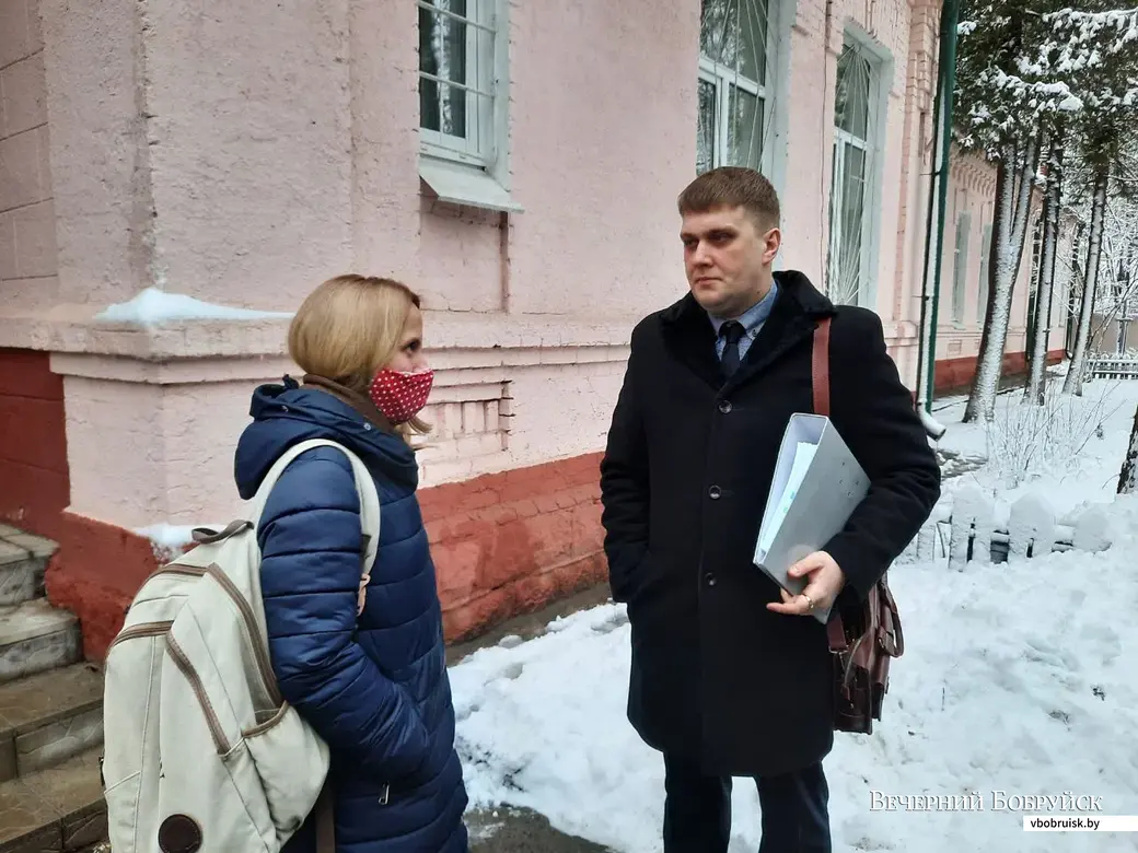 28.01.2021, Марина Молчанова с адвокатом Александром Рыжковым