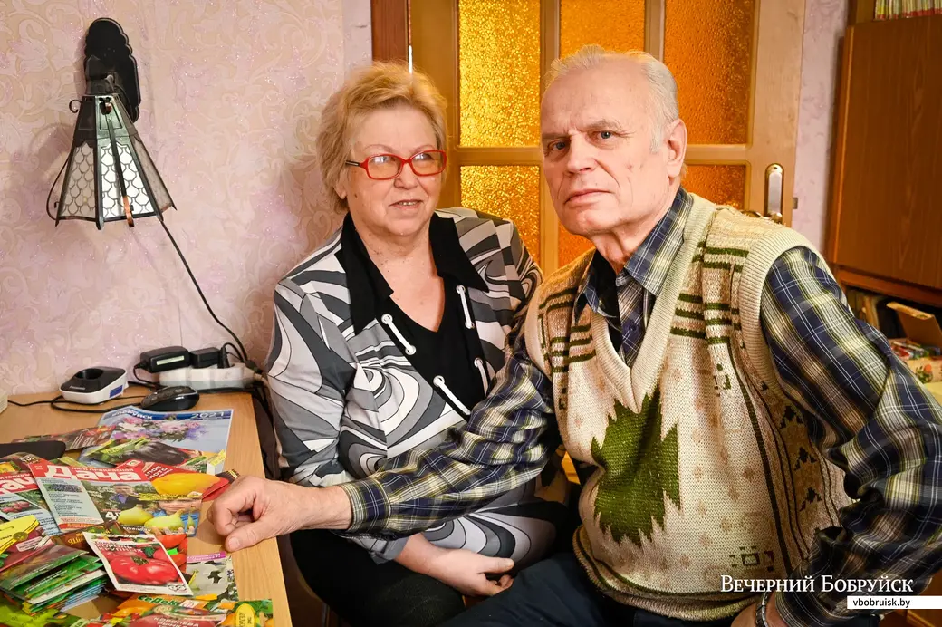 02.02.2021. Бобруйск. Александр и Светлана Гладковы – дачники с 40-летним стажем.