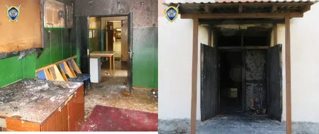 Фото СК с места происшествия, ОПОП на ул. Куйбышева в Бобруйске.