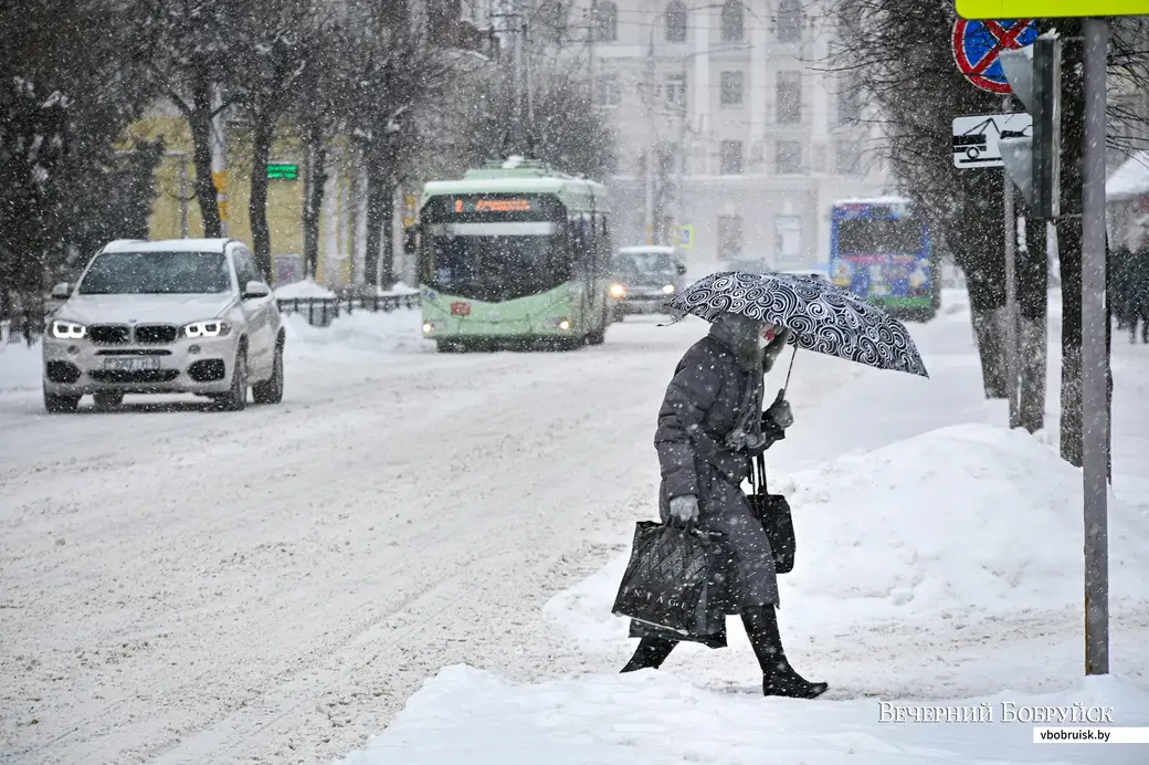 09.02.2021. Бобруйск. Зима оранжевого уровня