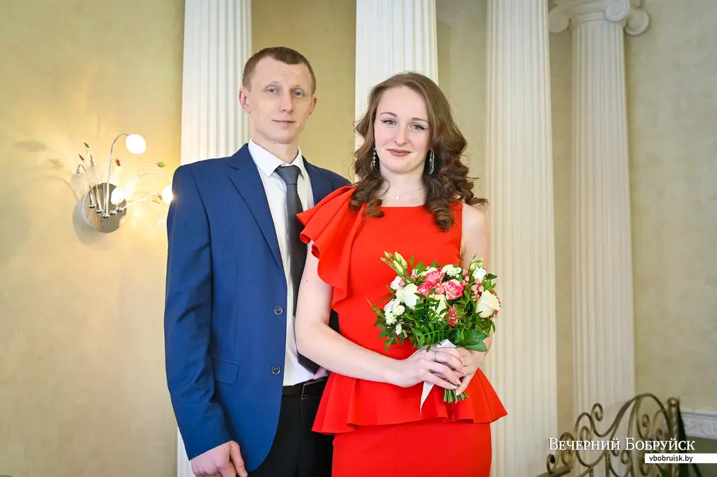 19.02.2021, Бобруйск. Свадебная пара Анастасия и Максим