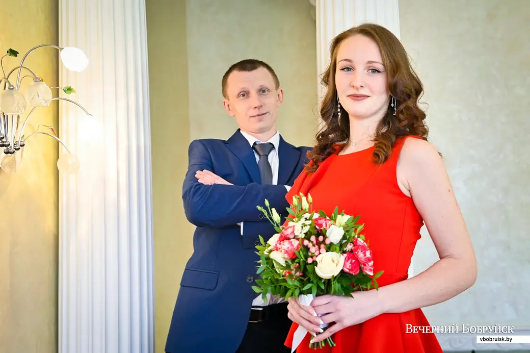 19.02.2021, Бобруйск. Свадебная пара Анастасия и Максим