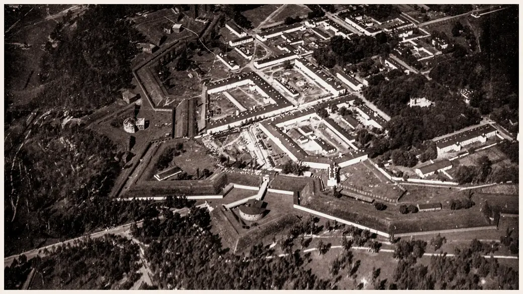 Аэроснимок Бобруйской крепости, 1919г. Фото с «Wielkopolanie1920»