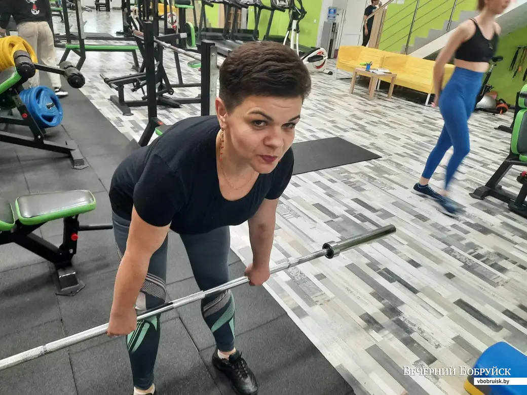 Светлана на тренировке. Фото автора