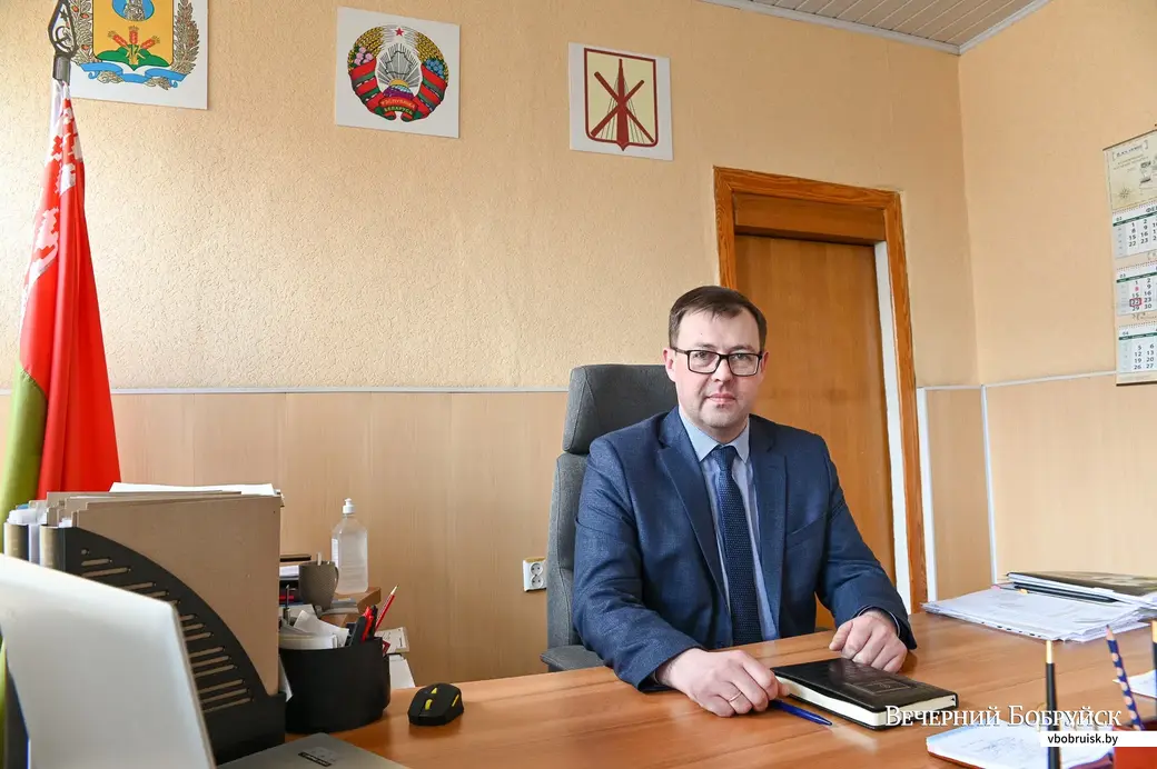 22.03.2021. Бобруйск. Генеральный директор государственного объединения «Бобруйскжилкомхоз» Александр Шостак