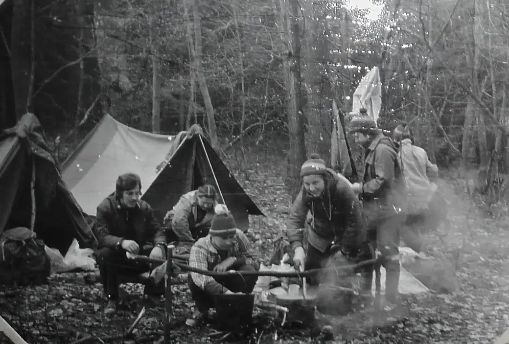1979 г., первый турпоход шинников, еще до основания клуба. Фото из архива турклуба «Родина».