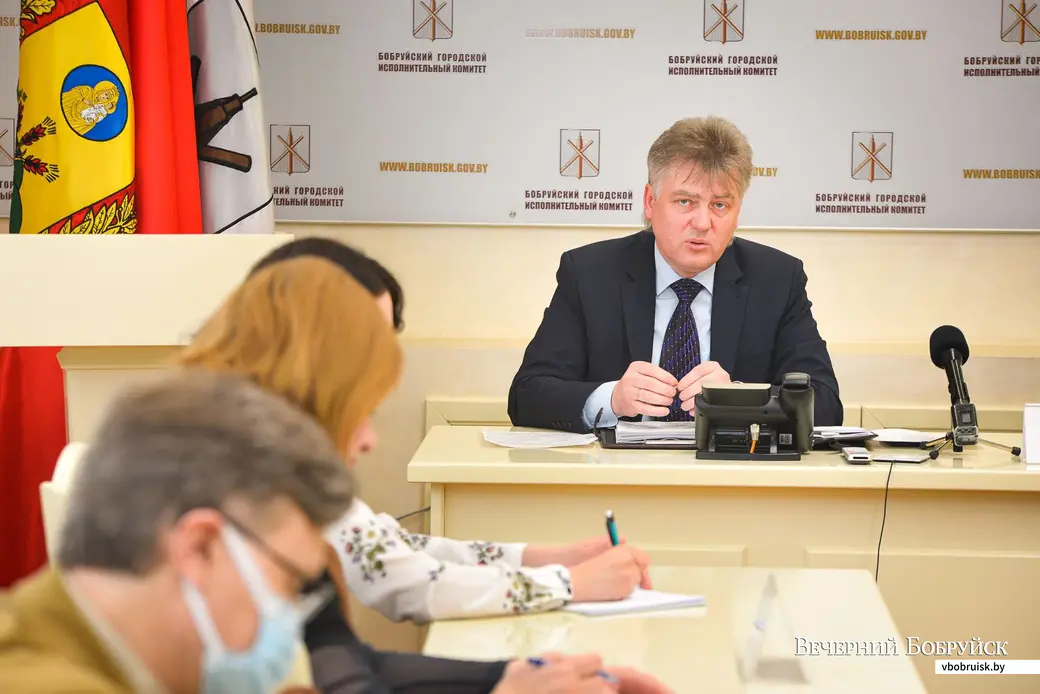 Пресс-конференция начальника отдела культуры Бобруйского горисполкома Вадима Щербича.