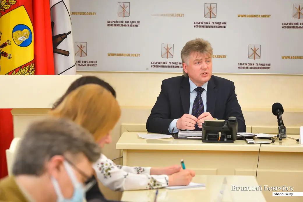 Пресс-конференция начальника отдела культуры Бобруйского горисполкома Вадима Щербича.