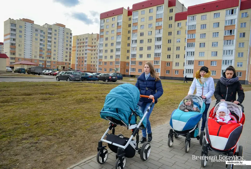 В 7 микрорайоне Бобруйска. Фото Александра Чугуева из архива