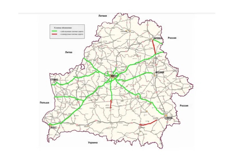 Железнодорожная карта беларуси со станциями