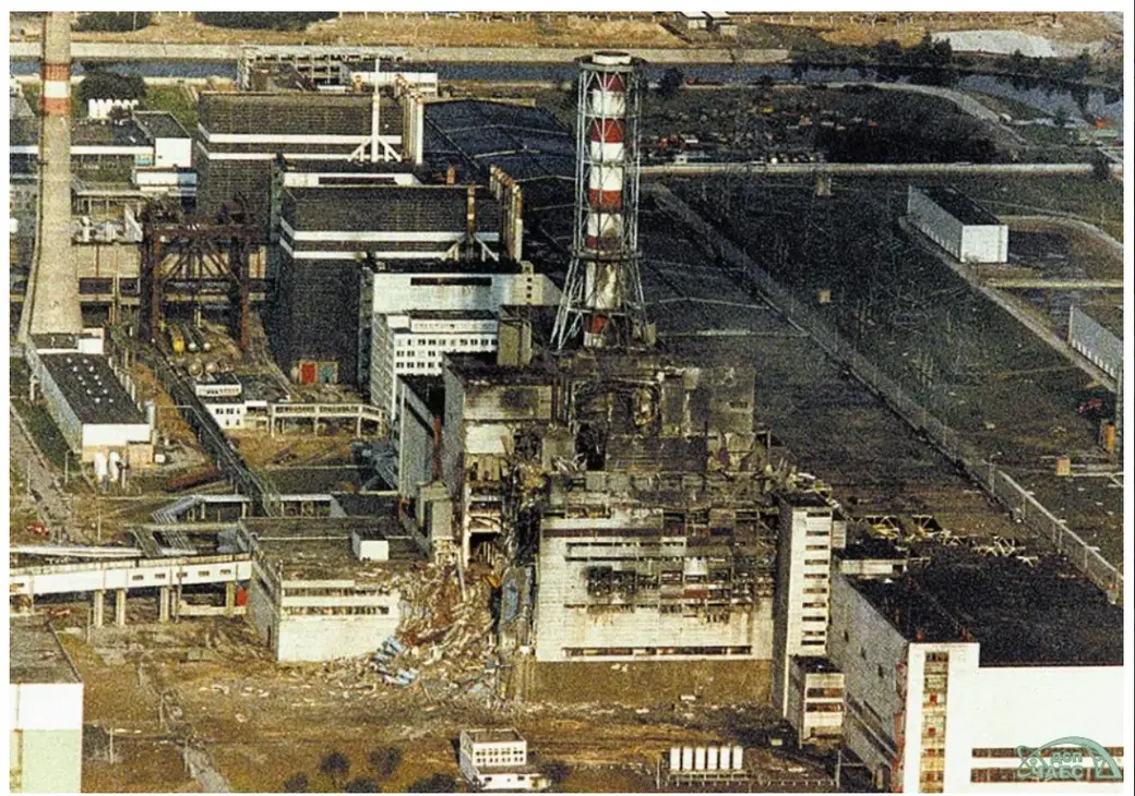 Разрушенный 4-й энергоблок. Источник фото chnpp.gov.ua