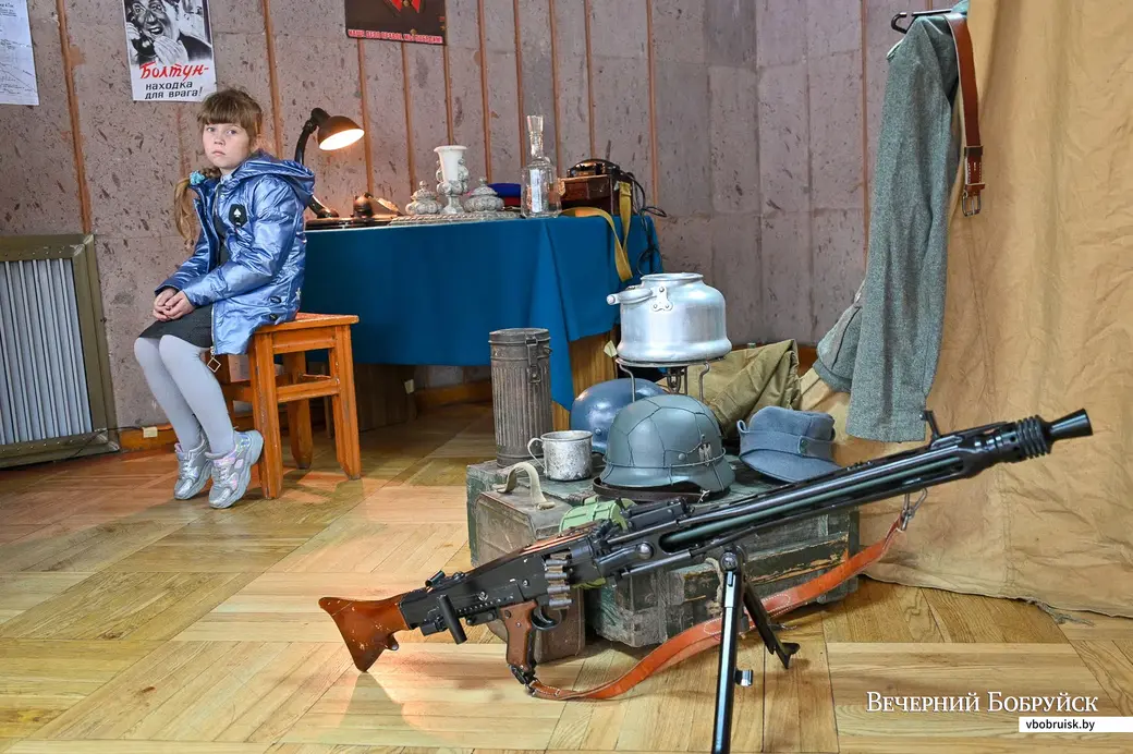30.04.2021. Бобруйск. Выставка «Герои Бобруйска» клуба военно-исторической реконструкции «Бобруйский рубеж» Дворца искусство города Бобруйска