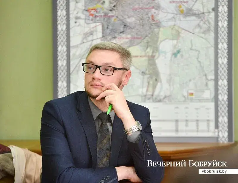 Артур Дарашкевич во время работы главным архитектором Бобруйска. Фото из архива «ВБ»