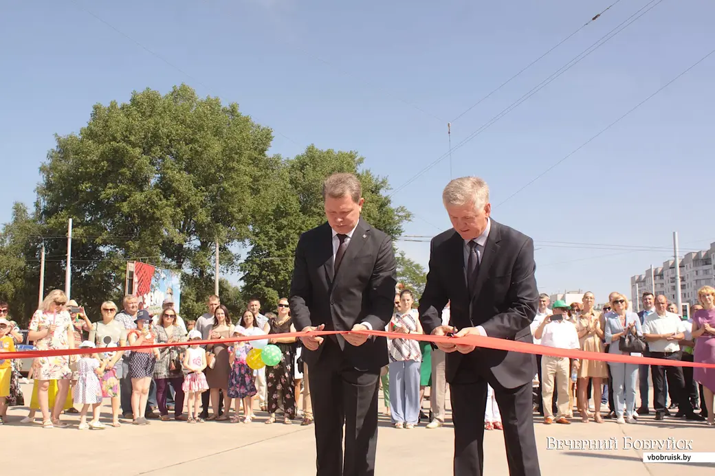 Бобруйск, 26 июня 2021 года. Торжественное открытие нового участка проспекта Строителей.