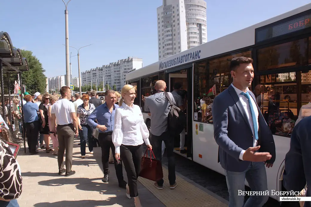Бобруйск, 26 июня 2021 года. Торжественное открытие нового участка проспекта Строителей.
