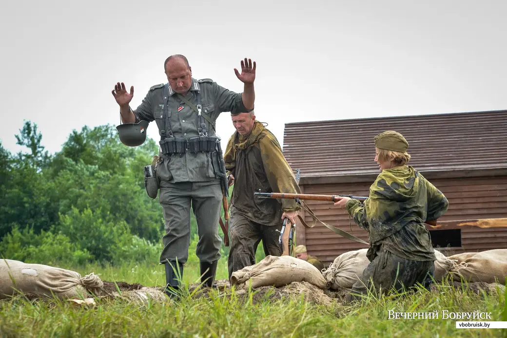 27.06.2021. Бобруйский район. Слет военно-исторических клубов «Бобруйский котел» и реконструкция захвата и удержания переправы и плацдарма на западном берегу Березины
