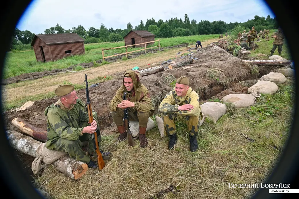27.06.2021. Бобруйский район. Слет военно-исторических клубов «Бобруйский котел» и реконструкция захвата и удержания переправы и плацдарма на западном берегу Березины