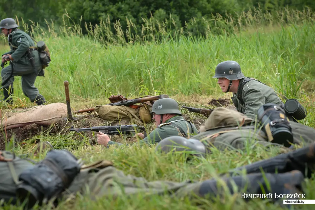27.06.2021. Бобруйский район. Слет военно-исторических клубов «Бобруйский котел» и реконструкция захвата и удержания переправы и плацдарма на западном берегу Березины