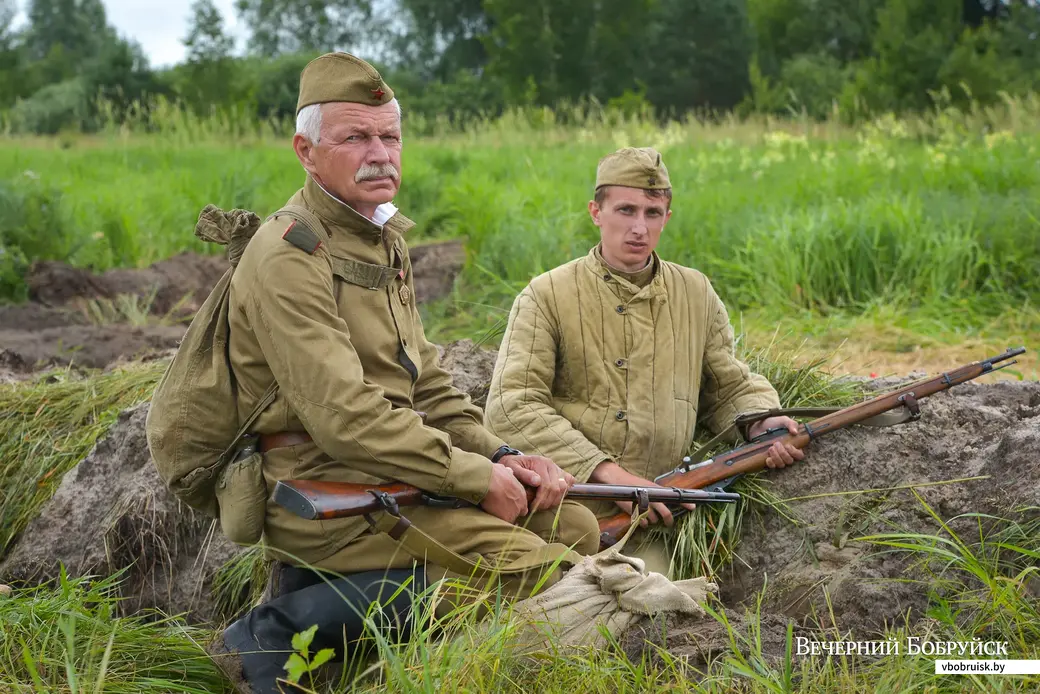 27.06.2021. Бобруйский район. Слет военно-исторических клубов «Бобруйский котел» и реконструкция захвата и удержания переправы и плацдарма на западном берегу Березины