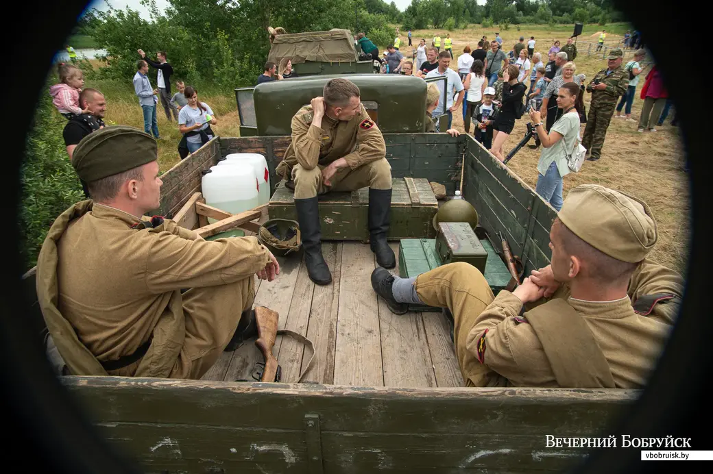 27.06.2021. Бобруйский район. Слет военно-исторических клубов «Бобруйский котел» и реконструкция захвата и удержания переправы и плацдарма на западном берегу Березины
