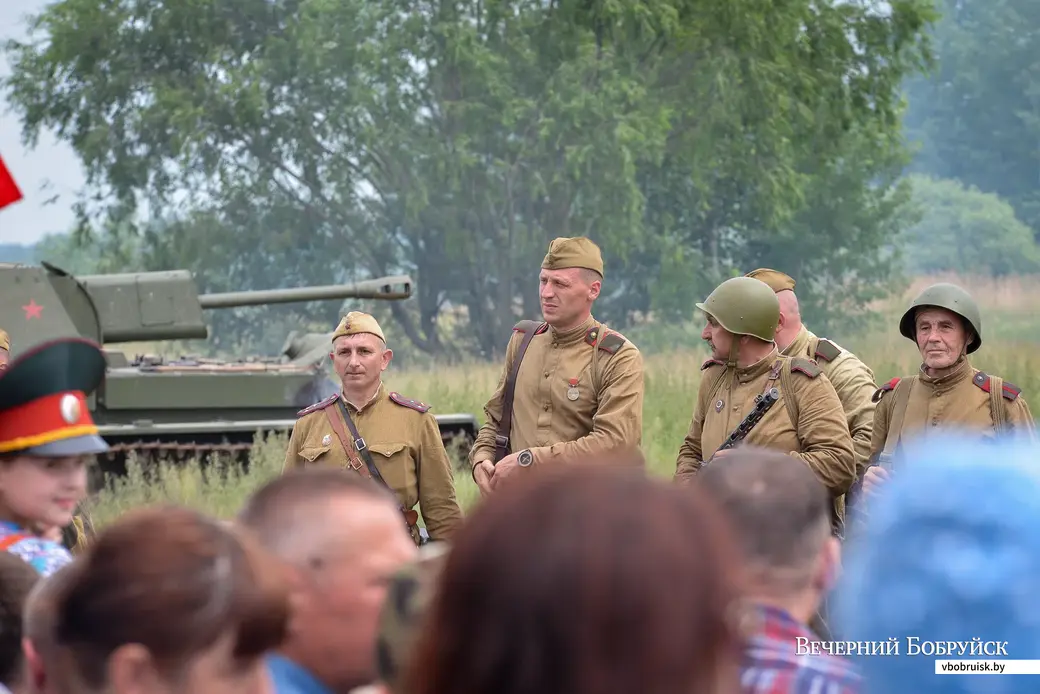 27.06.2021. Бобруйский район. Слет военно-исторических клубов «Бобруйский котел» и реконструкция захвата и удержания переправы и плацдарма на западном берегу Березины