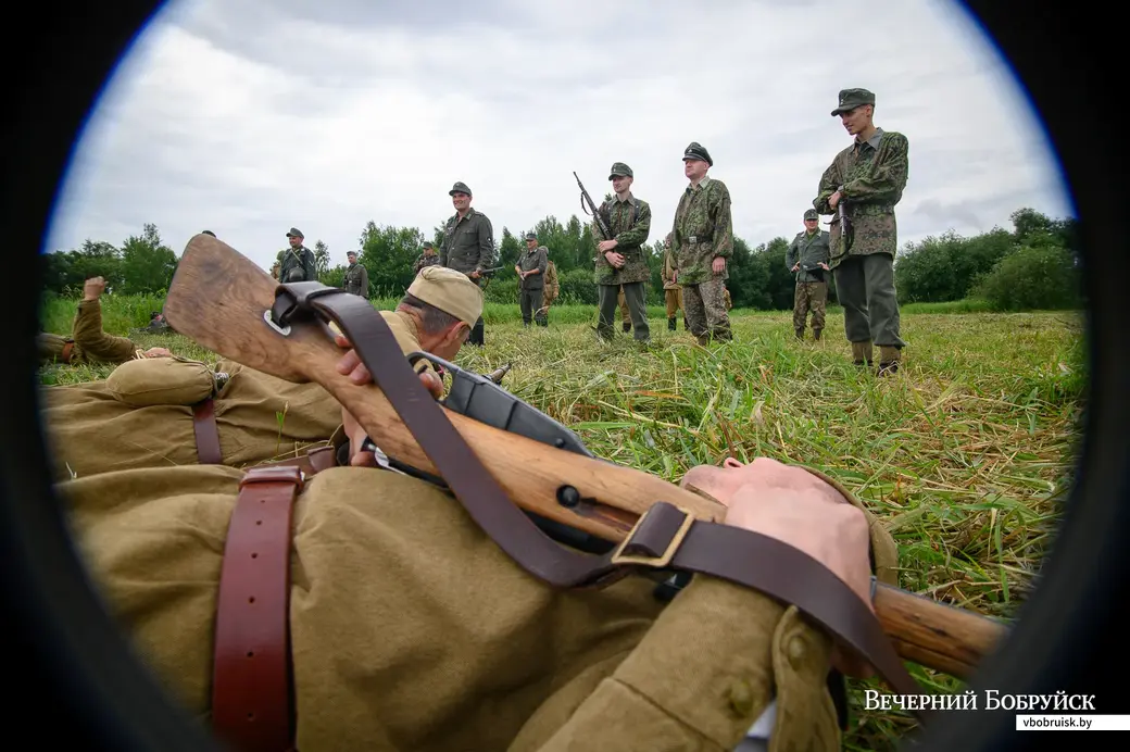 27.06.2021. Бобруйский район. Слет военно-исторических клубов «Бобруйский котел» и реконструкция захвата и удержания переправы и плацдарма на западном берегу Березины