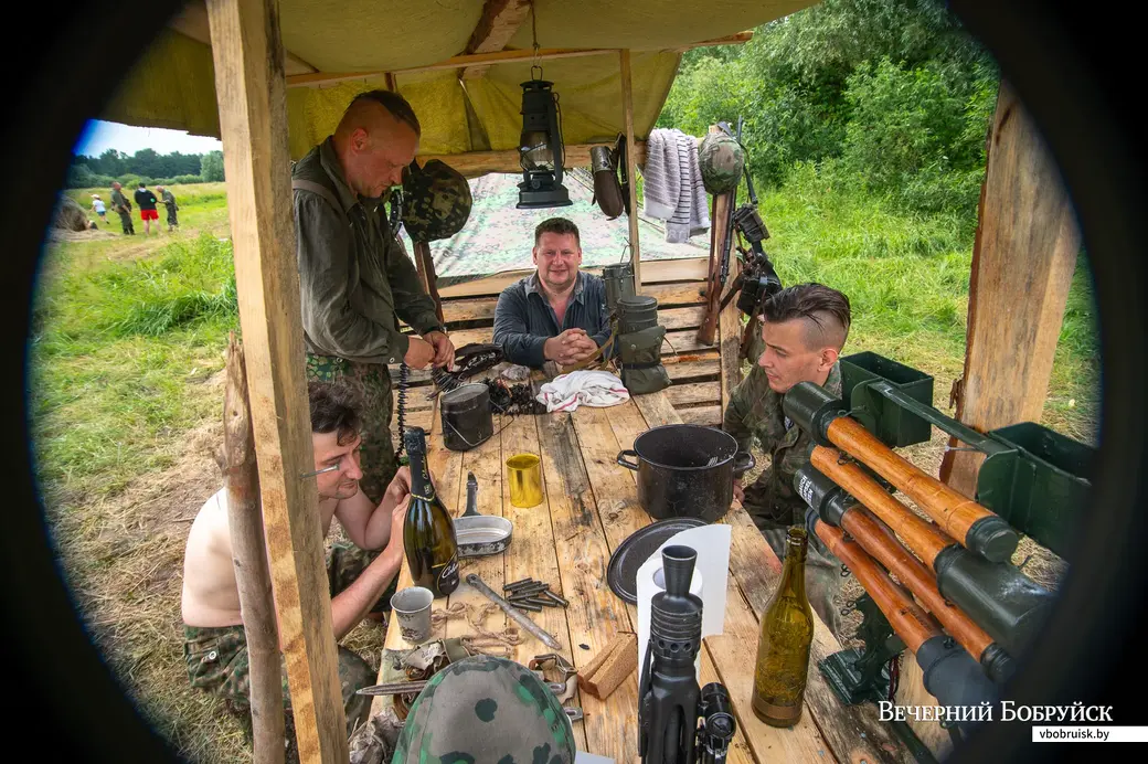 27.06.2021. Бобруйский район. Слет военно-исторических клубов «Бобруйский котел» и реконструкция захвата и удержания переправы и плацдарма на западном берегу Березины