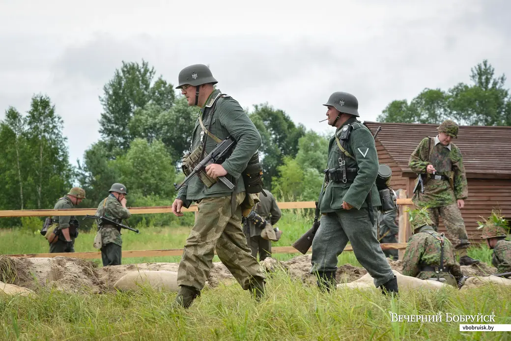 27.06.2021. Бобруйский район. Слет военно-исторических клубов «Бобруйский котел» и реконструкция захвата и удержания переправы и плацдарма на западном берегу Березины