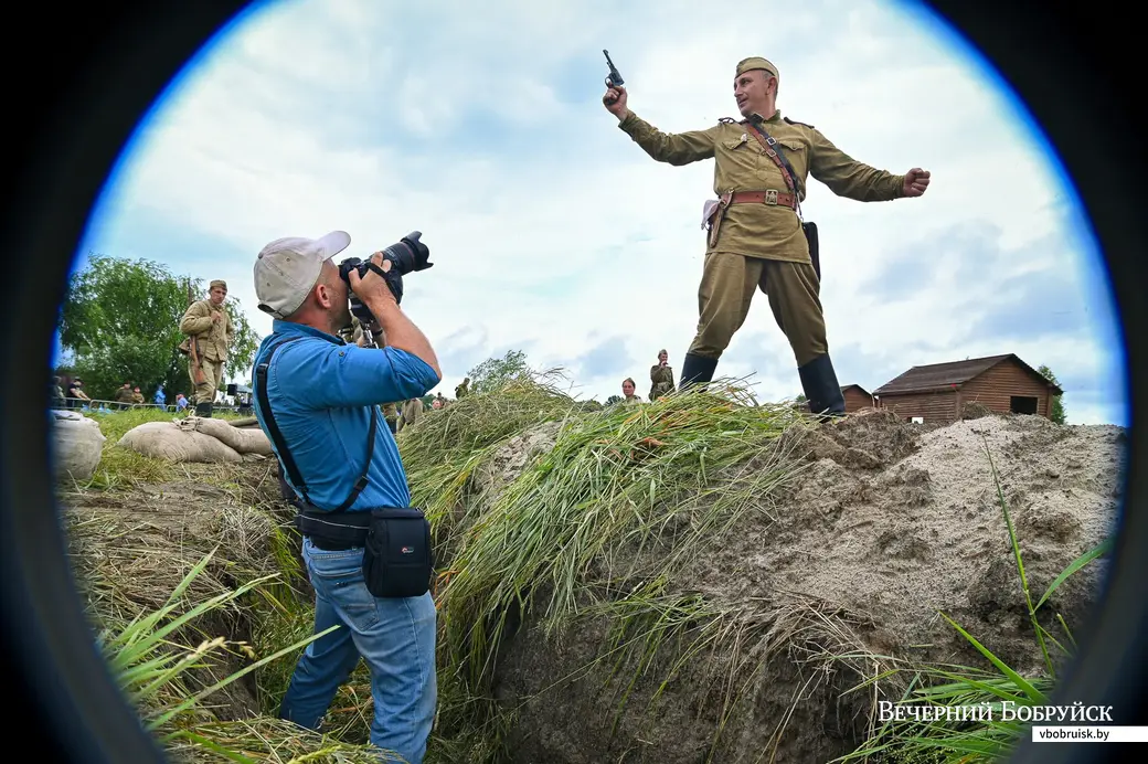 27.06.2021. Бобруйский район. Слет военно-исторических клубов «Бобруйский котел» и реконструкция захвата и удержания переправы и плацдарма на западном берегу Березины
